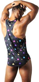 img 2 attached to 🌈 Pride Racerback Thunder Men's Clothing with Graphic Stringer