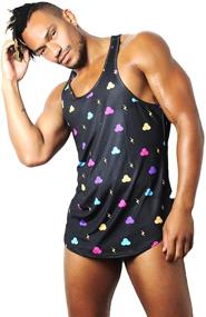 img 3 attached to 🌈 Pride Racerback Thunder Men's Clothing with Graphic Stringer