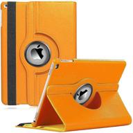 🍊 orange ipad mini case - 360 degree rotating stand cover for ipad mini 1/2/3 with auto wake/sleep logo