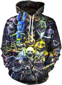 img 3 attached to 👕 HERSESI Printed Pullover Graphic Sweatshirts: Trendy Boys' Fashion Hoodies & Sweatshirts