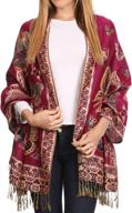 🧣 sakkas liua long wide woven pashmina shawl/scarf - vibrant multi-colored patterned design logo