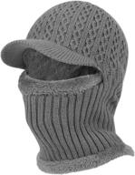 🧣 universal size winter knitted balaclava beanie hat - warm cycling ski mask by tagvo logo