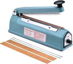 img 1 attached to 🔥 Enhance Your Sealing Efficiency with Metronic 8 inch Heat Seal Closer Impulse Sealer Accessories: 2PC Thermal Fuse + 2PC Fever Cloth