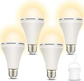 img 4 attached to Rechargeable Emergency Light Bulb: Powerful Battery-Powered Lighting Solution