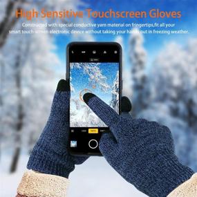 img 3 attached to 🧤 Ultimate Winter Essential: Kids Touchscreen Gloves 2 Pair for Boys & Girls