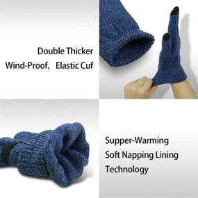 img 2 attached to 🧤 Ultimate Winter Essential: Kids Touchscreen Gloves 2 Pair for Boys & Girls