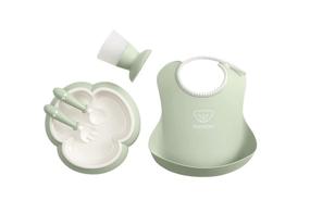 img 4 attached to 🍽️ BABYBJORN Powder Green Baby Dinner Set for Enhanced SEO