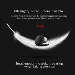 img 3 attached to 🎧 GAOMU Wireless Earbuds - Bluetooth Headphones with Powerful Bass, Precise Control, IPX6 Waterproof, 20 Hrs Sports Earbuds, Twin & Mono Mode, Built-in Mics, Black