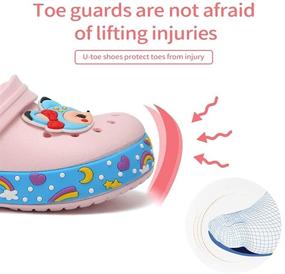 img 1 attached to 👧 High-Quality Kids Clogs: Comfortable and Lightweight Slippers for Boys and Girls - Perfect for Summer Fun!