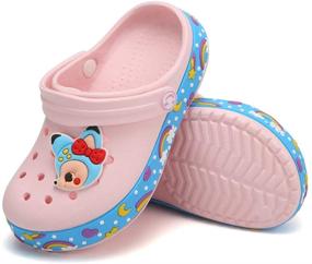 img 4 attached to 👧 High-Quality Kids Clogs: Comfortable and Lightweight Slippers for Boys and Girls - Perfect for Summer Fun!