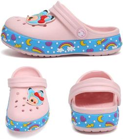 img 3 attached to 👧 High-Quality Kids Clogs: Comfortable and Lightweight Slippers for Boys and Girls - Perfect for Summer Fun!