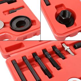 img 2 attached to 🧰 WINTOOLS 12-Piece Pulley Puller Remover &amp; Installer Kit for Power Steering Pump and Alternator Pulley