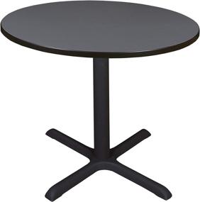 img 3 attached to 🪑 36-inch Slate Regency Cali Round Breakroom Table