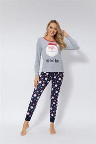 img 2 attached to 🎄 Top-Rated Christmas Pajamas: Matching Sleepwear by MyFav