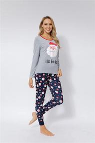 img 1 attached to 🎄 Top-Rated Christmas Pajamas: Matching Sleepwear by MyFav