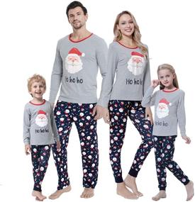 img 4 attached to 🎄 Top-Rated Christmas Pajamas: Matching Sleepwear by MyFav