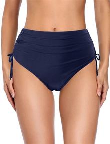 img 4 attached to 👙 Holipick Women's High Waisted Bikini Tankini Bottom for Stylish Swimsuits & Cover Ups