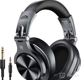 img 8 attached to 🎧 OneOdio Over Ear Headphones Studio Monitor & Mixing DJ Stereo Headsets with 50mm Neodymium Drivers and 1/4 to 3.5mm Audio Jack for AMP Computer Recording Phone Piano Guitar Laptop - Black