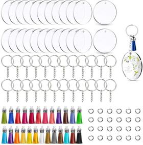 img 3 attached to Ulimitx Acrylic Transparent Keychain Pendants: Stylish and Durable Accessories for Every Style