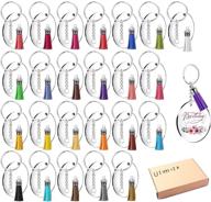 ulimitx acrylic transparent keychain pendants: stylish and durable accessories for every style logo