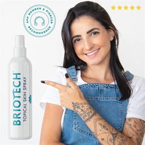 img 2 attached to ⚡️ BRIOTECH Topical Skin Spray: Pure HOCl for Tattoo & Piercing Aftercare, Sea Salt Cleansing Solution, Natural Saline Toner, Hypochlorous Acid Facial Mist - Skin Care Relief for Bumps, Scars, & Blemishes