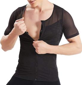 img 4 attached to AIXINTE Slimming Compression Undershirt Shapewear Sports & Fitness and Other Sports