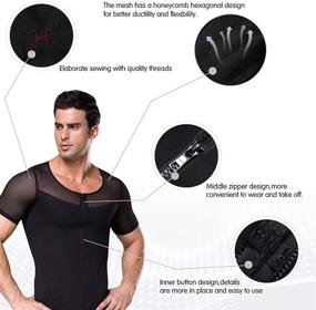 img 3 attached to AIXINTE Slimming Compression Undershirt Shapewear Sports & Fitness and Other Sports