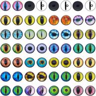 👀 enhance your amigurumi toys: 20 pairs of sew on glass eyes for plush dragons, lizards, and frogs logo