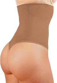 img 3 attached to ShaperQueen 102 Thong Shapermint Underwear Women's Clothing in Lingerie, Sleep & Lounge
