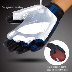 img 2 attached to Top-rated NICEWIN Football Gloves: Premium Receiver Gloves for Men and Women