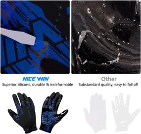 img 1 attached to Top-rated NICEWIN Football Gloves: Premium Receiver Gloves for Men and Women