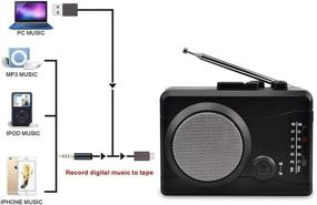 img 3 attached to 🎵DIGITNOW Плеер и записывающее устройство для кассет с динамиком, запись радио - конвертация кассеты в цифровой формат MP3 легко