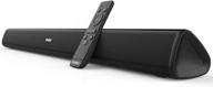 📺 sakobs 32-inches tv soundbar, 60w home audio speakers with wired & wireless bluetooth, 3 eq modes, optical/aux/rca cable included, dsp, adjustable bass logo