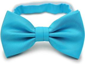 img 3 attached to 👔 Аксессуары Bows N Ties: Готовая бабочка из рыбьего костюма, галстуки для мужчин, поясок для смокинга и платочки для кармана