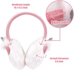 img 2 attached to Gifts Treat Earmuffs Adjustable Warmers Girls' Accessories