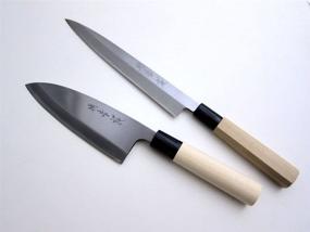 img 3 attached to 🔪 Dottokomu Willow Blade Kitchen Knife Set - Left-Handed, Bright Sound Sakura Edition (Akane Suzaku et al.)