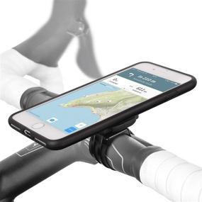 img 2 attached to QuickMOUNT Bike Mount Kit: Rainproof iPhone 8 Plus 7 Plus Holder for Stem & Handlebar with Splash Proof Cover