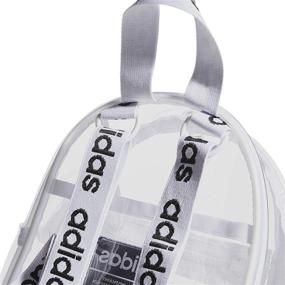 img 1 attached to 🎒 Adidas 5150792 Clear Mini Backpack: Sleek and Stylish Storage Solution