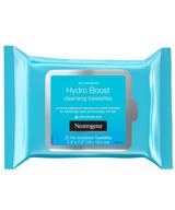 🧻 neutrogena hydro boost facial cleansing wipes, 25 count (pack of 3) logo