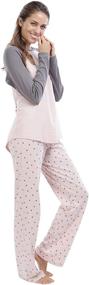 img 3 attached to 👚 Jijamas 100% Cotton Women's Pajamas | Women's Clothing for Lingerie, Sleep & Lounge
