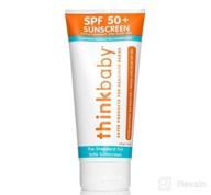 img 1 attached to Thinkbaby Baby Sunscreen: Natural, Safe, Water Resistant SPF 50+ Sunblock (6 oz) review by Tim Solorzano