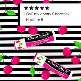 img 1 attached to 🍒 Cherry Flavored ChapStick Classic Lip Balm - 12 Sticks Box, Skin Protectant, 0.15 Ounce Each