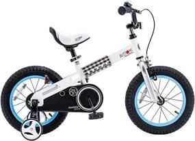 img 4 attached to 🚲 RoyalBaby Kids Bike Honey Buttons: 12-18 Inch, 3-9 Years Old with Training Wheels, Kickstand - Red, Blue, Green, Purple, Pink - Boys and Girls Bicycle