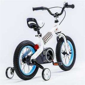 img 2 attached to 🚲 RoyalBaby Kids Bike Honey Buttons: 12-18 Inch, 3-9 Years Old with Training Wheels, Kickstand - Red, Blue, Green, Purple, Pink - Boys and Girls Bicycle