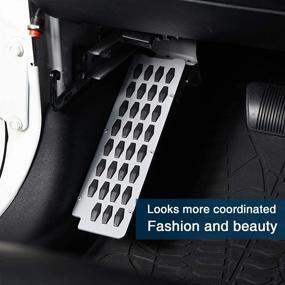 img 3 attached to 🔧 Enhance Your Jeep Wrangler JK with u-Box Left Side Foot Rest Kick Panel - 2007-2018 Compatible