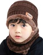 slouchy circle winter beanie for girls & boys - optimized accessories for cold weather logo