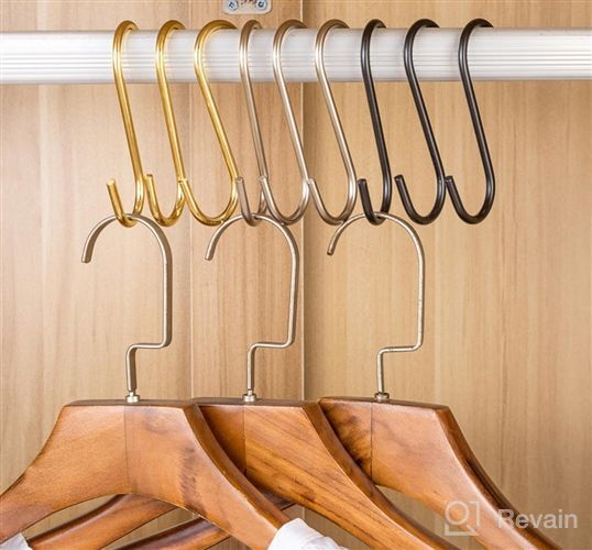 img 1 attached to 🧲 Kitchen Bathroom Stainless Hanging Hangers review by Carrie Spencer