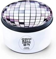 the original cool in a can: chrome disco ball deck - premium round playing cards for standard deck travel can логотип