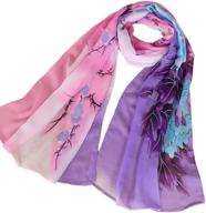 lmverna scarves printing chiffon lightweight women's accessories and scarves & wraps logo