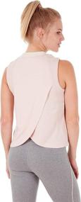 img 2 attached to 👚 Women's Prasada Tank: Satva Super Soft Organic Cotton Cross Back Round Neck Tank Top